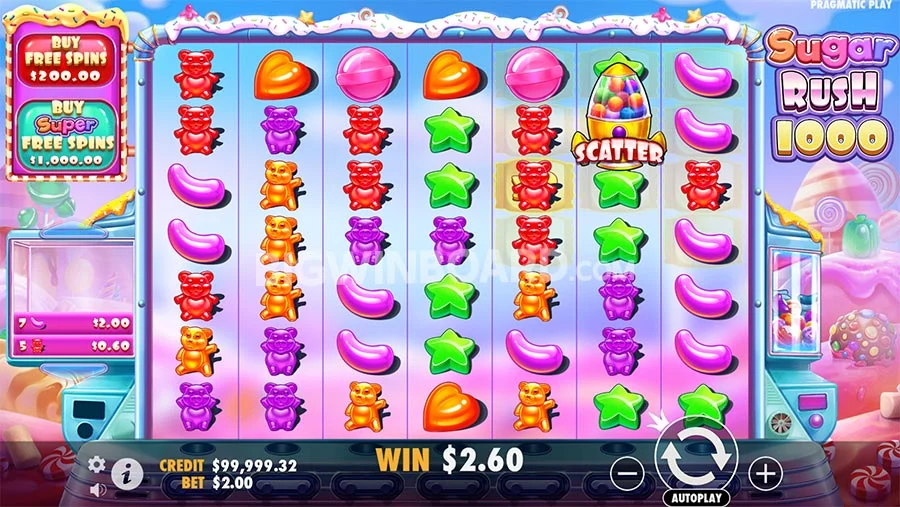 Sugar Rush 1000 bonuses